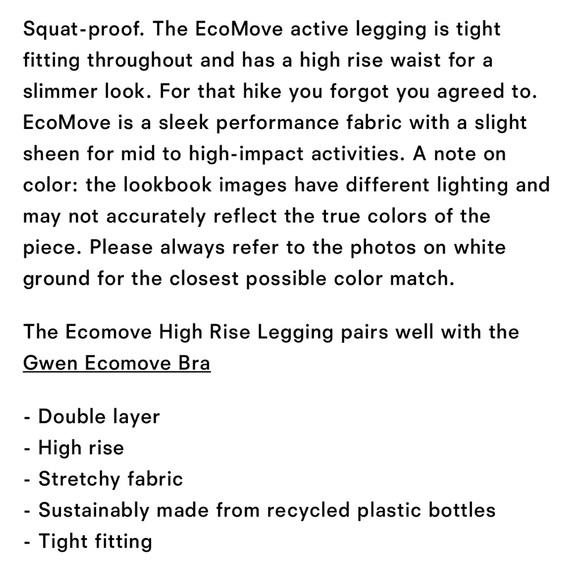 Reformation ecomove high rise leggings - Picture 6 of 6